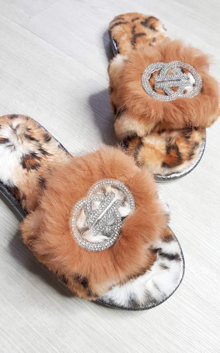 Jen Faux Fur Slippers Thumbnail