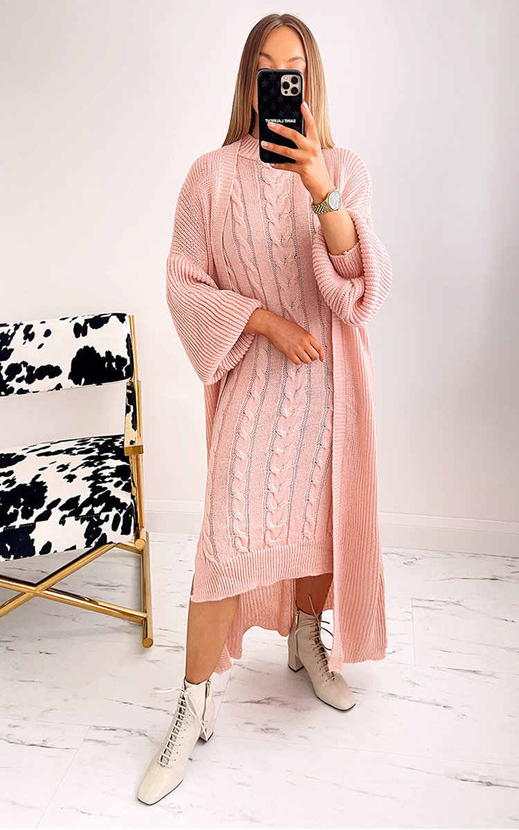 Jenna Knitted Cardigan and Dress Co-ord Jenna Knitted Cardigan and Dress Co-ord