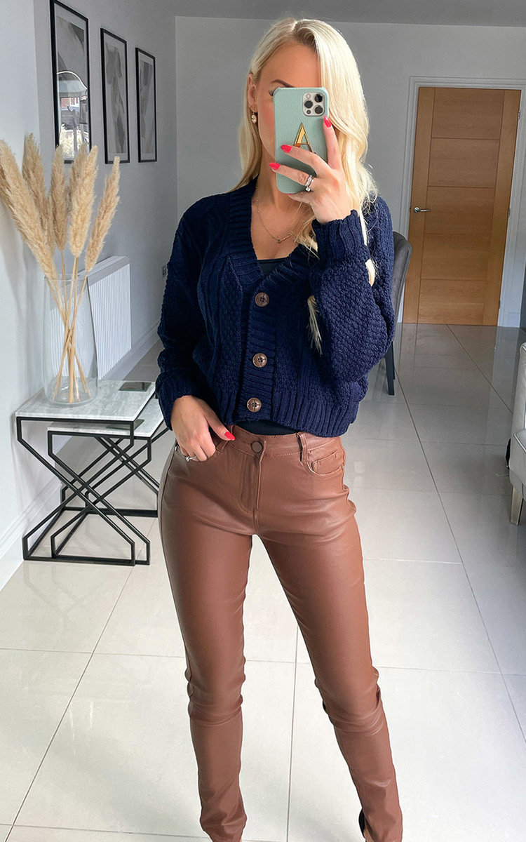 Jess Knitted Button Down Cardigan Thumbnail Jess Knitted Button Down Cardigan Thumbnail