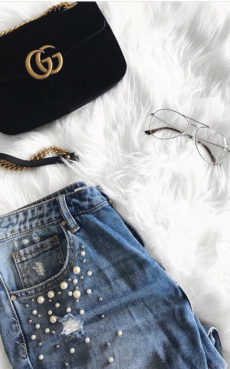 Jesse Embellished Distressed Jeans Thumbnail Jesse Embellished Distressed Jeans Thumbnail