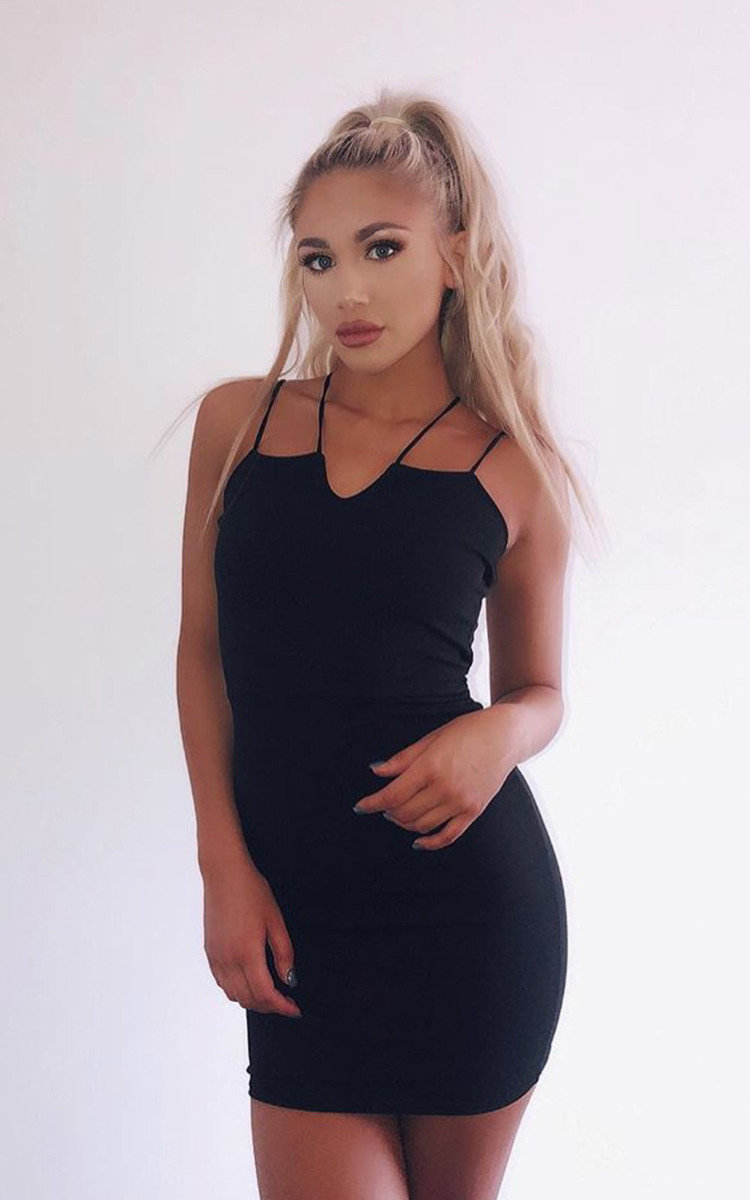 Jessie Strappy Bodycon Mini Dress Jessie Strappy Bodycon Mini Dress