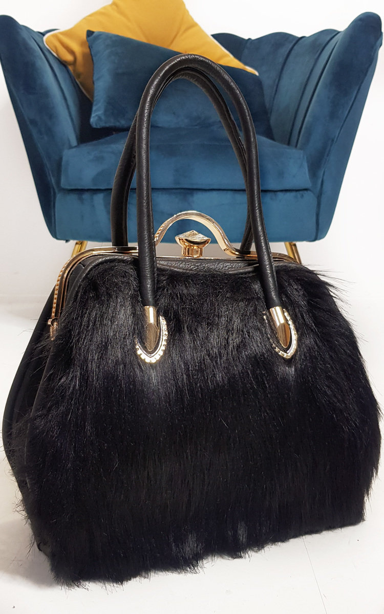 Jessy Faux Fur Handbag Thumbnail Jessy Faux Fur Handbag Thumbnail