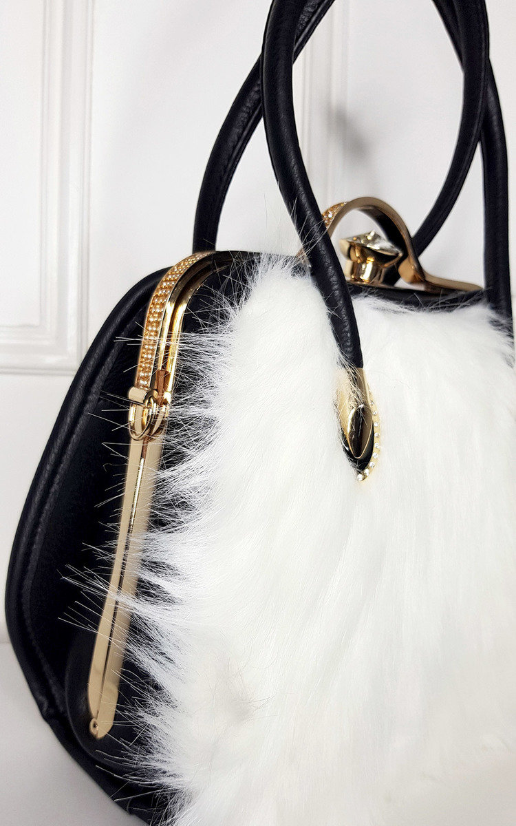 Jessy Faux Fur Handbag Thumbnail Jessy Faux Fur Handbag Thumbnail