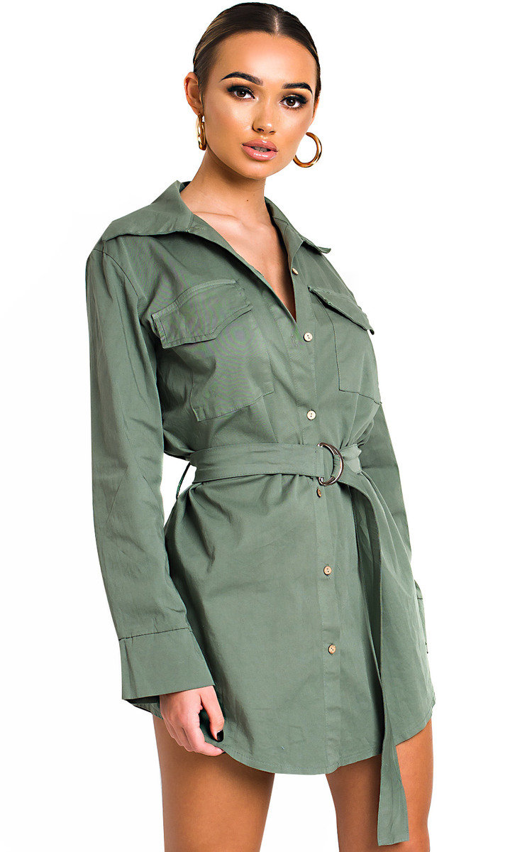 Jojo Tie Waist Shirt Dress Thumbnail Jojo Tie Waist Shirt Dress Thumbnail