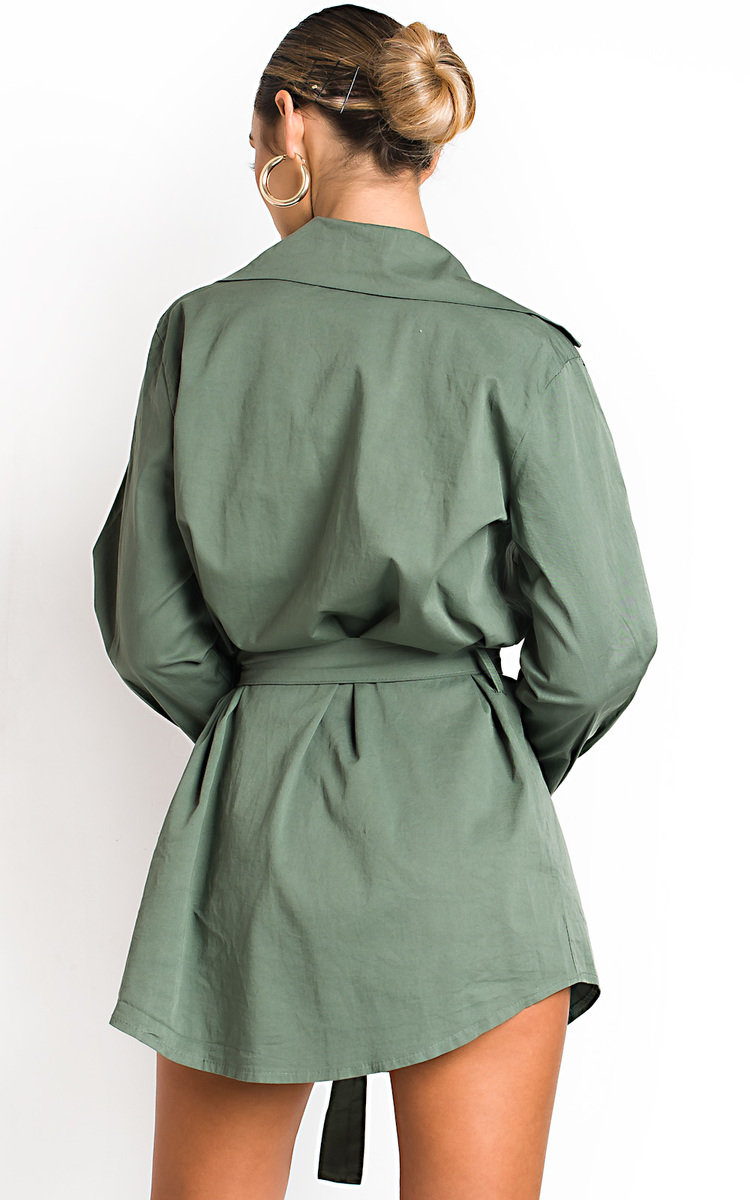 Jojo Tie Waist Shirt Dress Thumbnail Jojo Tie Waist Shirt Dress Thumbnail