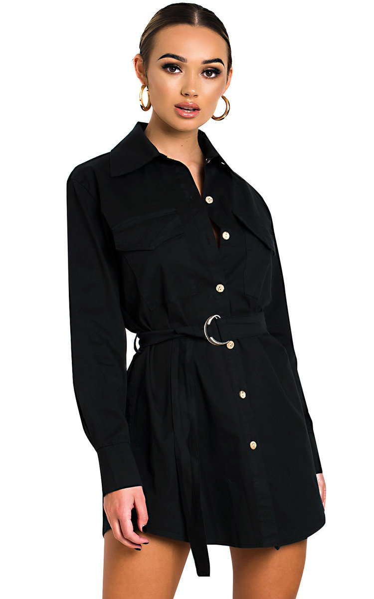 Jojo Tie Waist Shirt Dress Thumbnail Jojo Tie Waist Shirt Dress Thumbnail