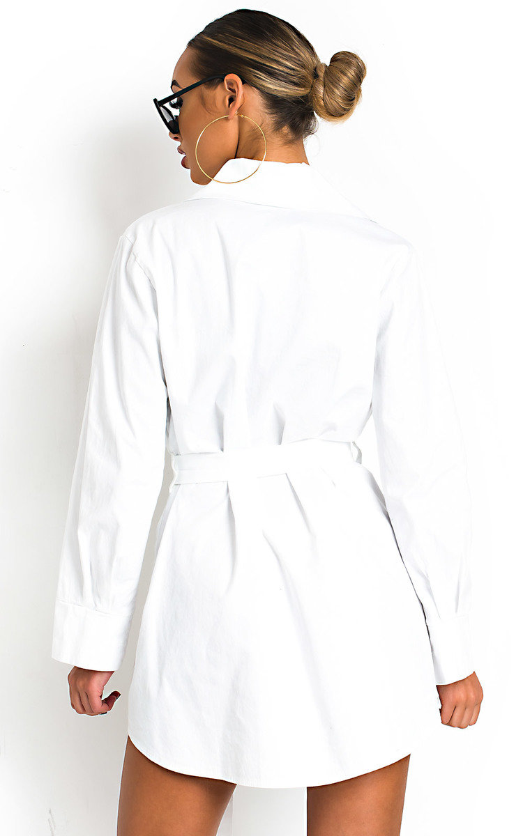 Jojo Tie Waist Shirt Dress Thumbnail Jojo Tie Waist Shirt Dress Thumbnail