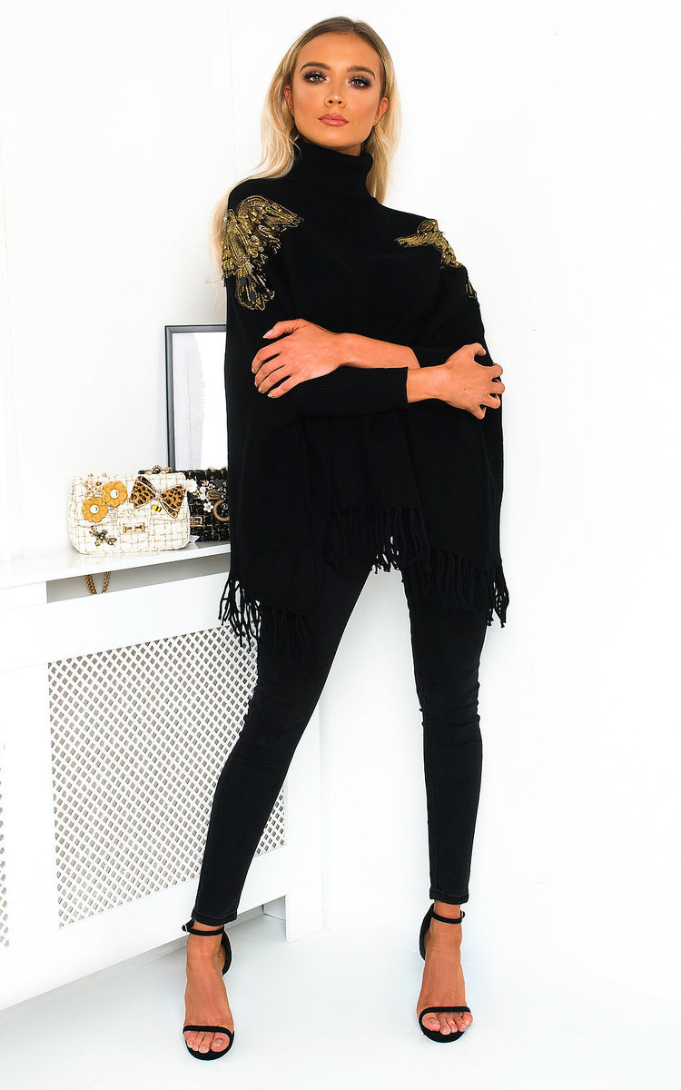 Juana Detailed Poncho Thumbnail Juana Detailed Poncho Thumbnail