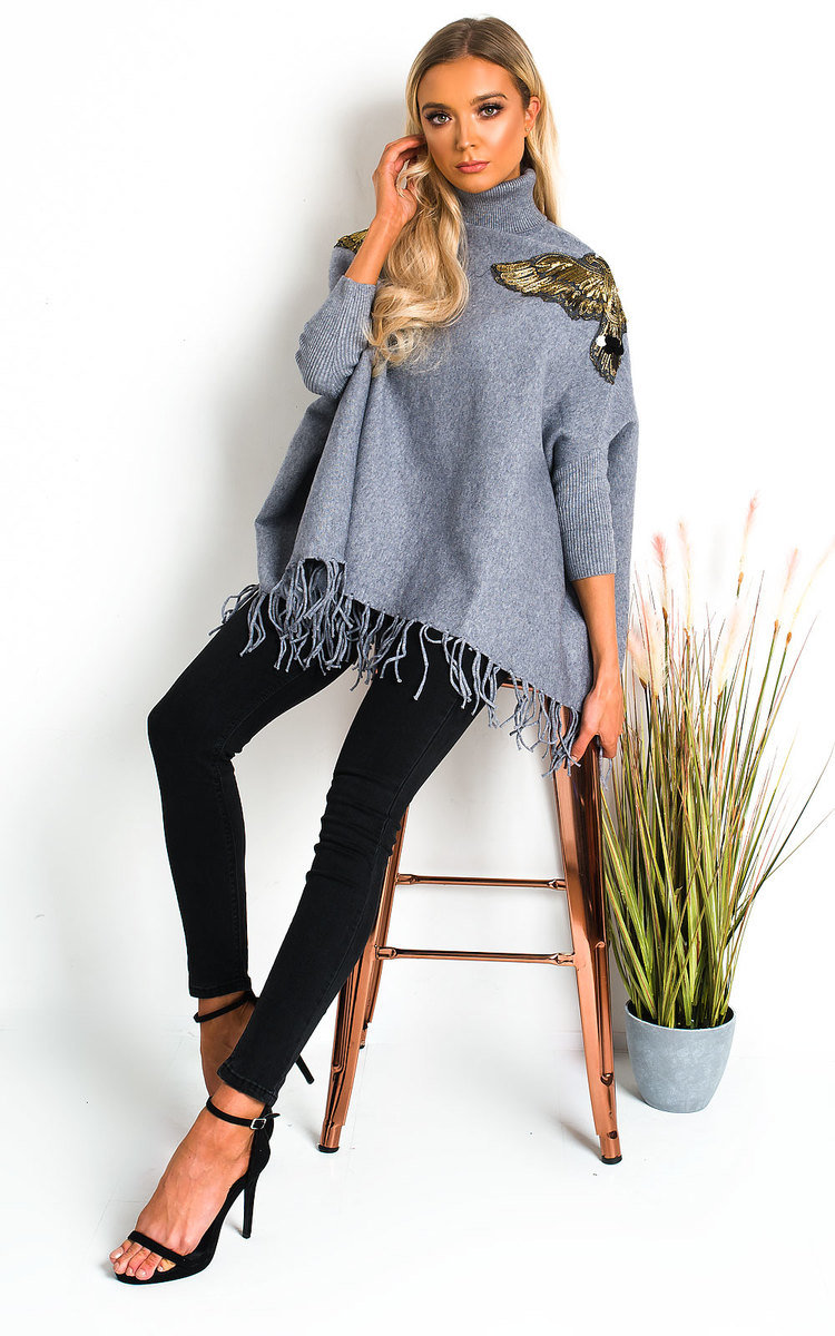 Juana Detailed Poncho Thumbnail Juana Detailed Poncho Thumbnail