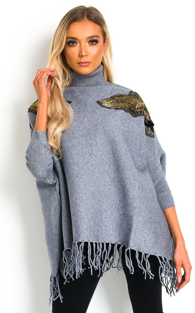 Juana Detailed Poncho Thumbnail Juana Detailed Poncho Thumbnail