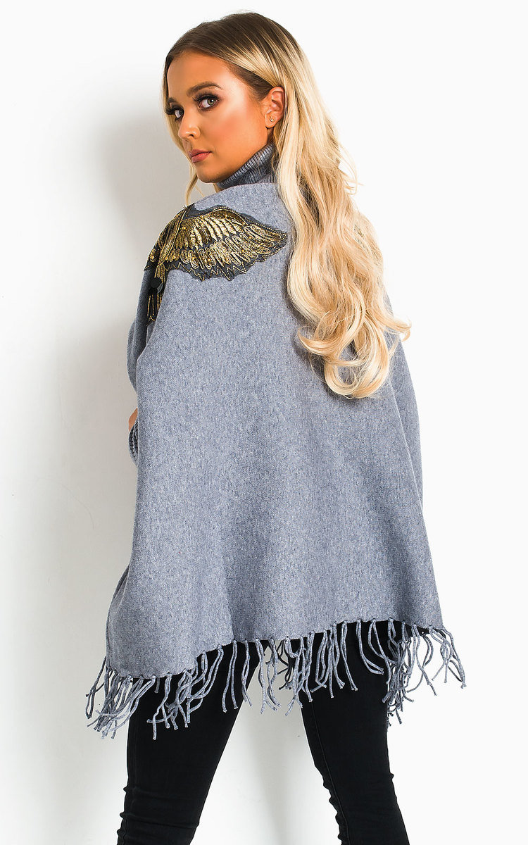Juana Detailed Poncho Thumbnail Juana Detailed Poncho Thumbnail