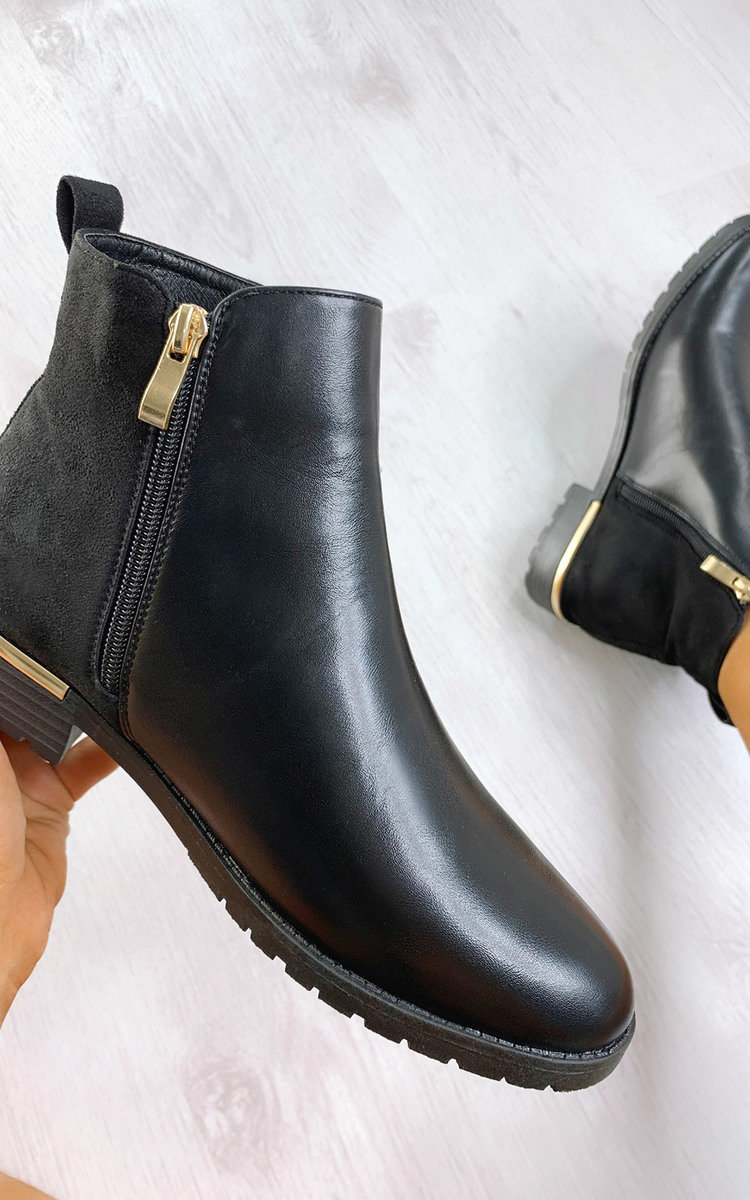 Jules Faux Leather Ankle Boots Jules Faux Leather Ankle Boots