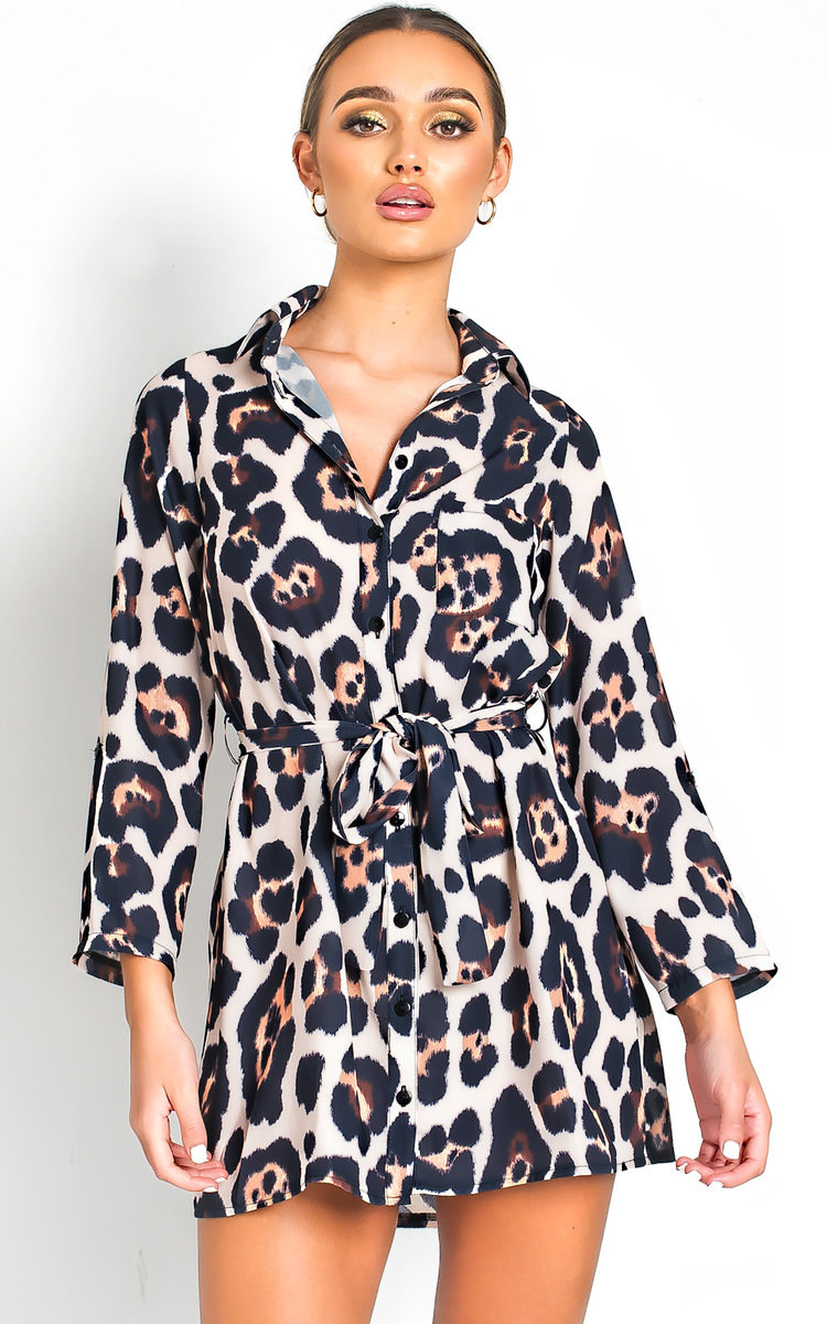 Julie Tie Waist Shirt Dress Thumbnail Julie Tie Waist Shirt Dress Thumbnail