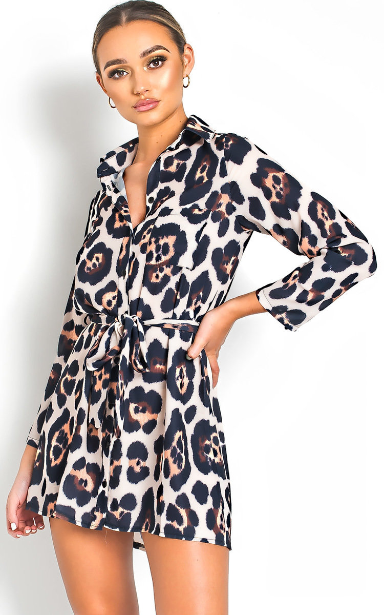Julie Tie Waist Shirt Dress Thumbnail Julie Tie Waist Shirt Dress Thumbnail