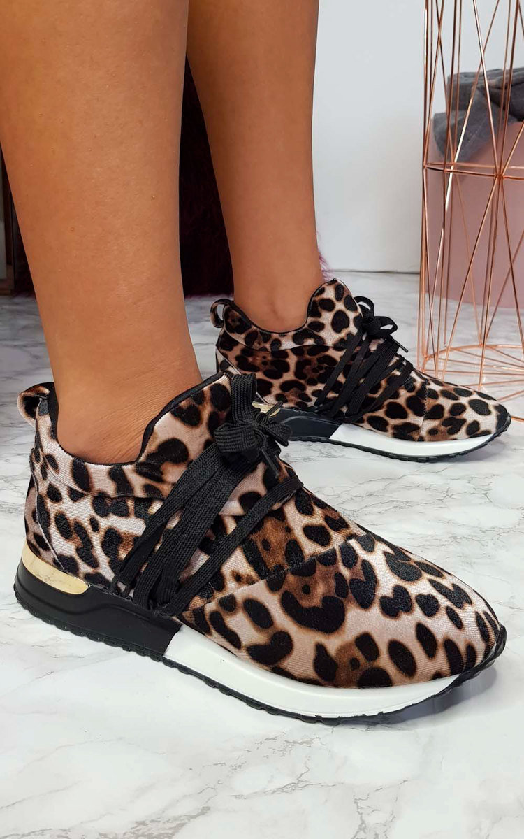 Kady Leopard Trainers 