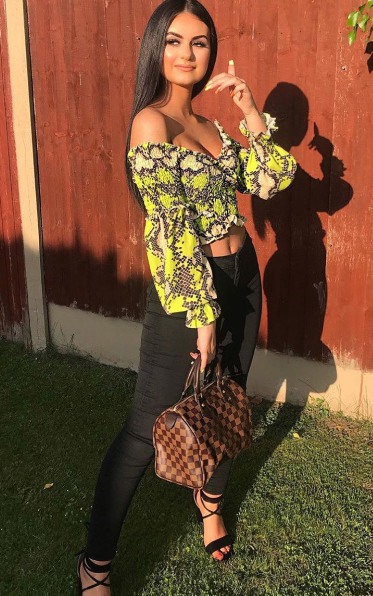 Kai Bardot Frill Crop Top Thumbnail Kai Bardot Frill Crop Top Thumbnail