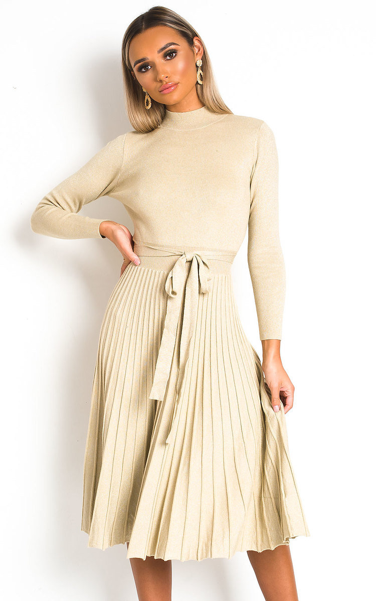 Karla Pleated Skirt Dress Thumbnail