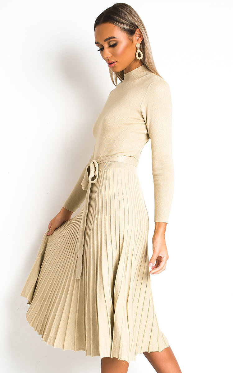 Karla Pleated Skirt Dress Thumbnail