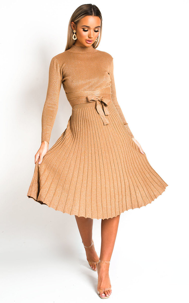 Karla Pleated Skirt Dress Thumbnail