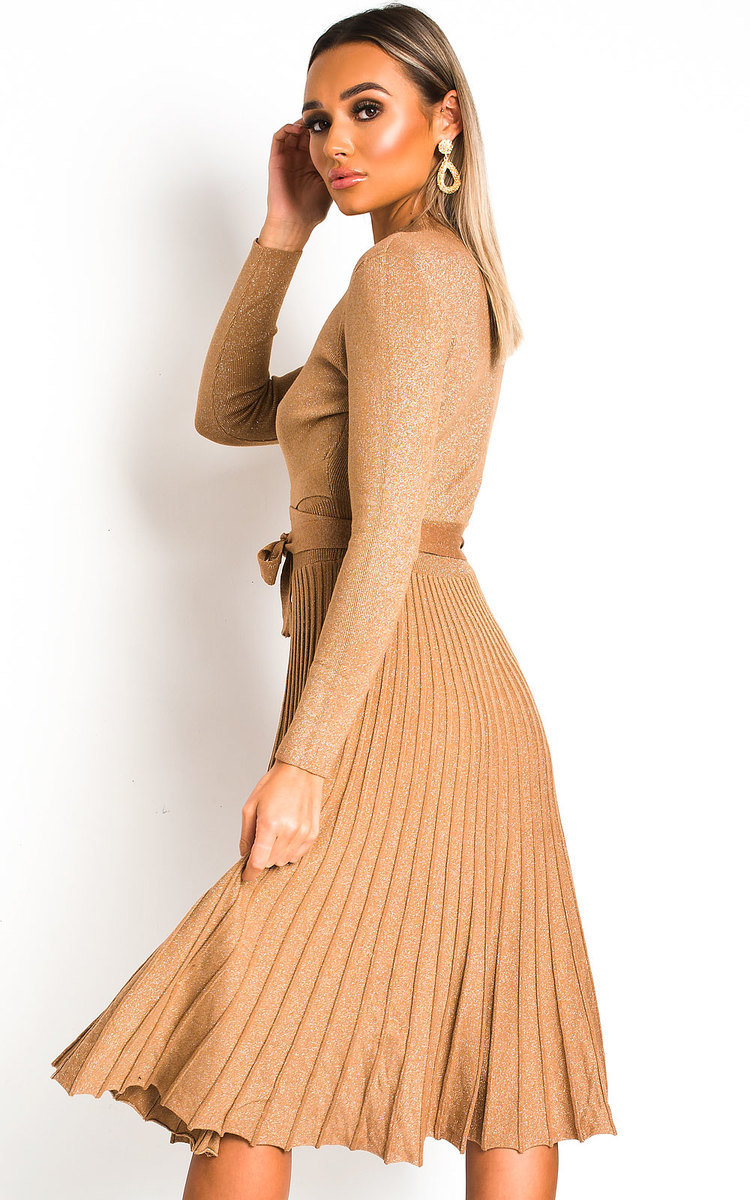 Karla Pleated Skirt Dress Thumbnail