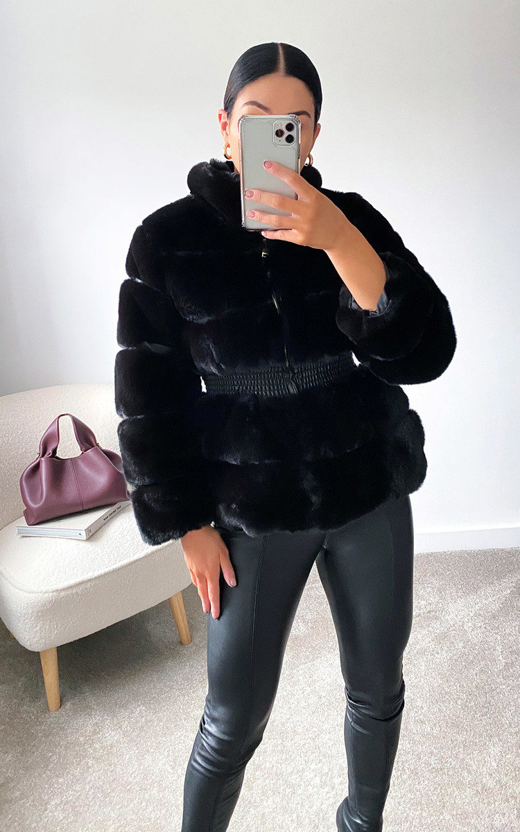 Lauren Faux Fur Coat Thumbnail