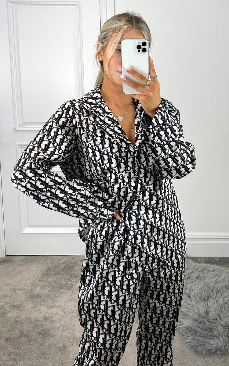 Katie Printed Pyjama Co-ord Katie Printed Pyjama Co-ord