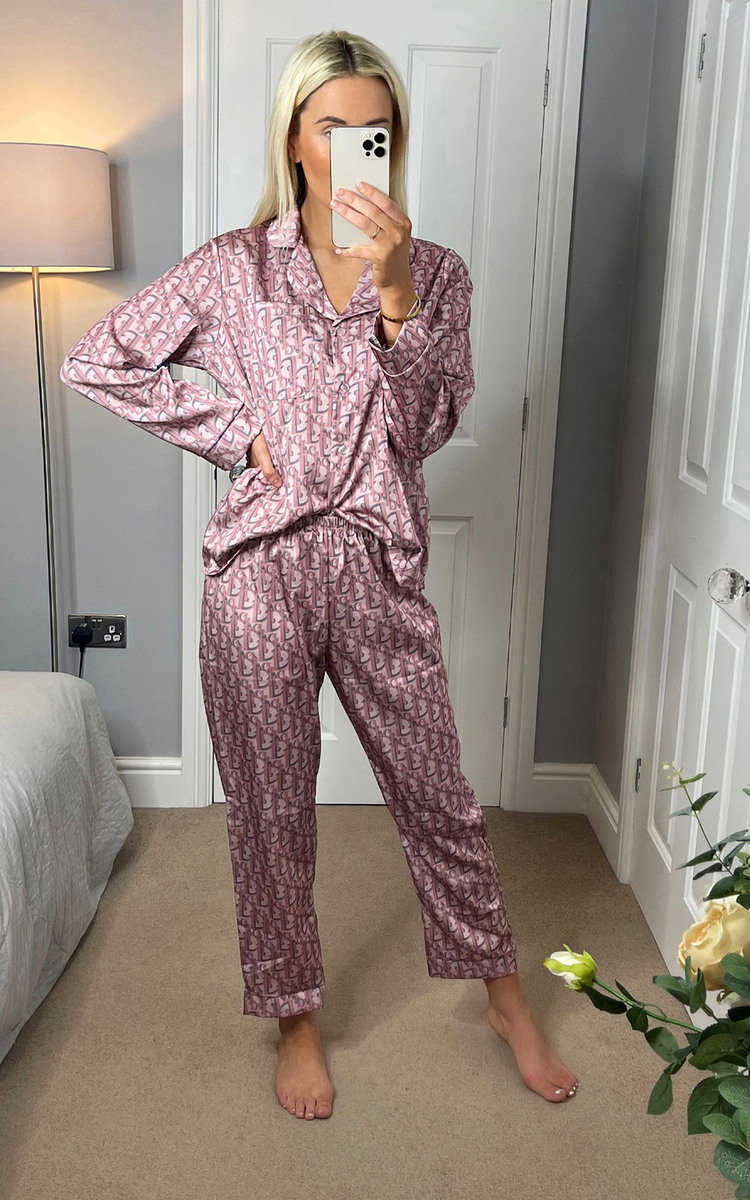 Katie Printed Pyjama Co-ord  Thumbnail