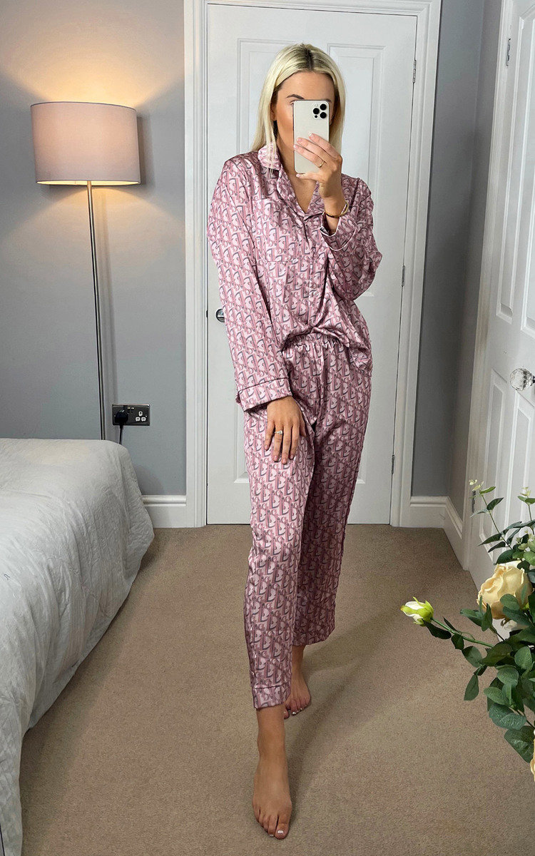 Katie Printed Pyjama Co-ord  Thumbnail