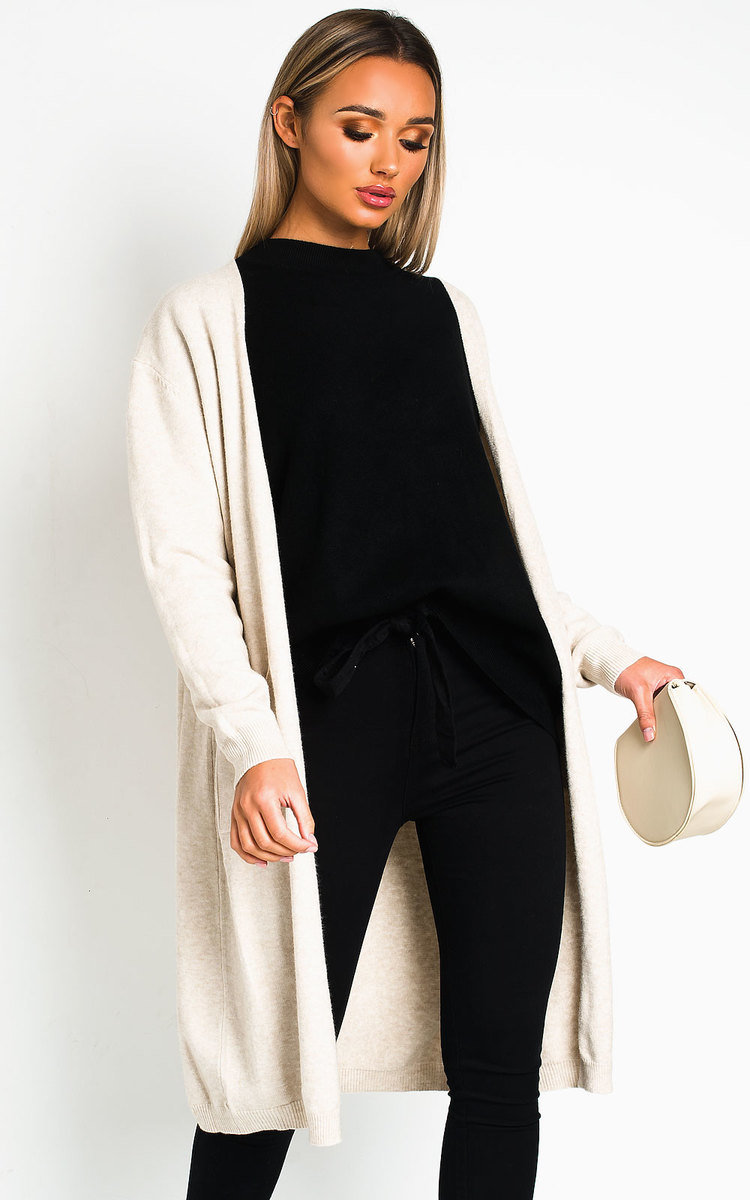 Katiee Longline Knitted Cardigan Thumbnail