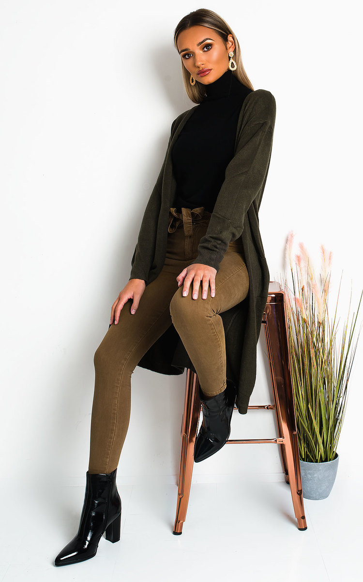 Katiee Longline Knitted Cardigan Thumbnail Katiee Longline Knitted Cardigan Thumbnail