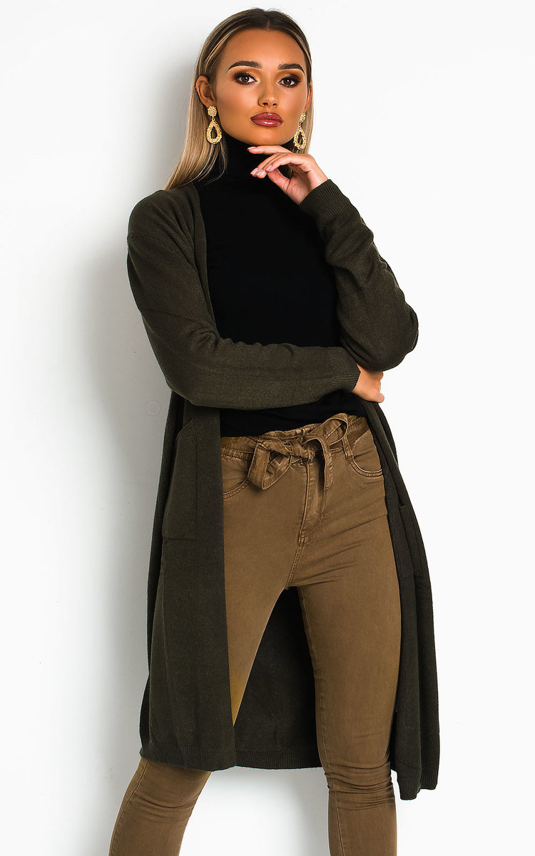 Katiee Longline Knitted Cardigan Thumbnail Katiee Longline Knitted Cardigan Thumbnail