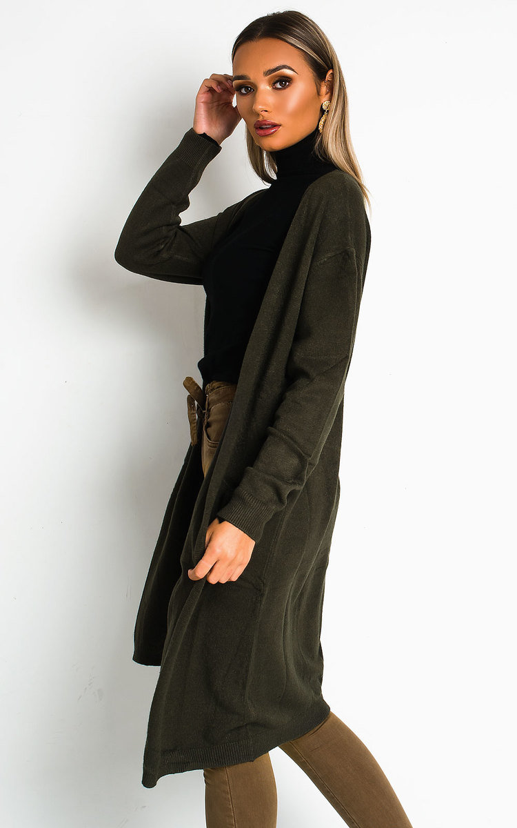 Katiee Longline Knitted Cardigan Thumbnail Katiee Longline Knitted Cardigan Thumbnail