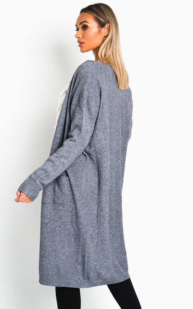 Katiee Longline Knitted Cardigan Katiee Longline Knitted Cardigan