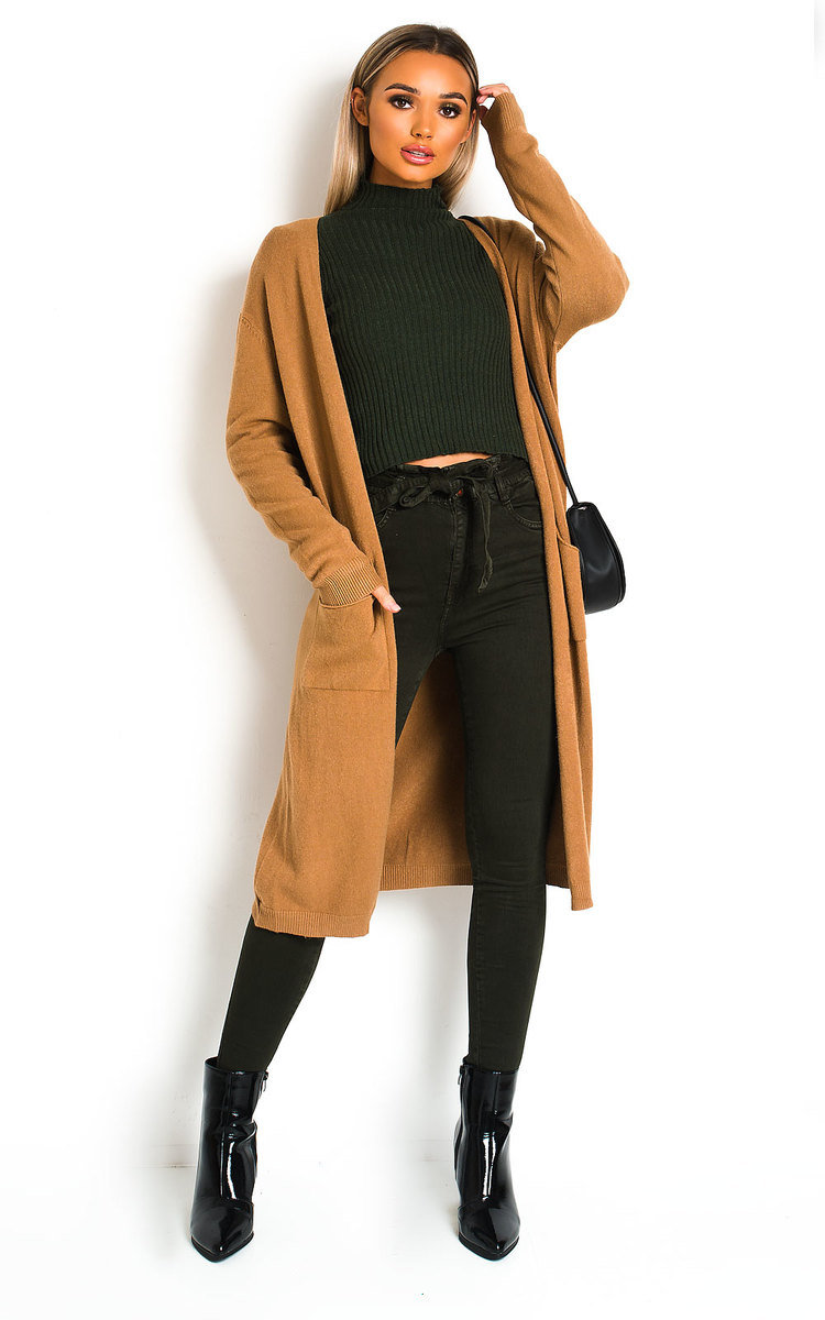 Katiee Longline Knitted Cardigan Thumbnail Katiee Longline Knitted Cardigan Thumbnail