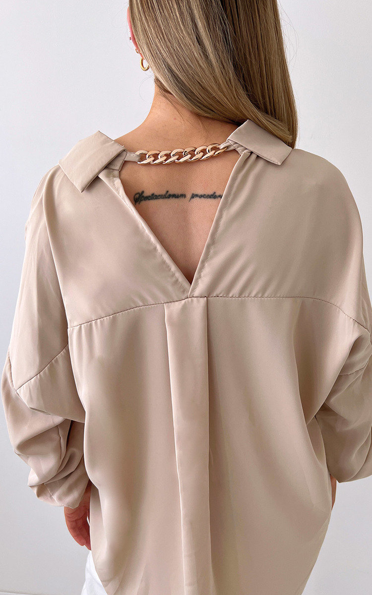 Kelli Oversized Button Up Shirt Thumbnail