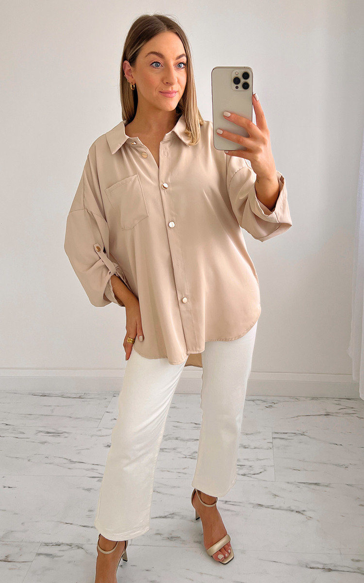 Kelli Oversized Button Up Shirt Kelli Oversized Button Up Shirt