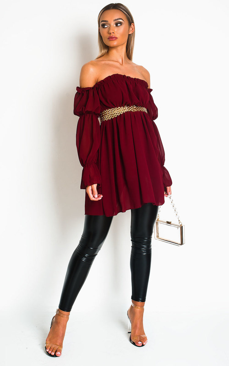 Kelly Off Shoulder Long Top Thumbnail Kelly Off Shoulder Long Top Thumbnail