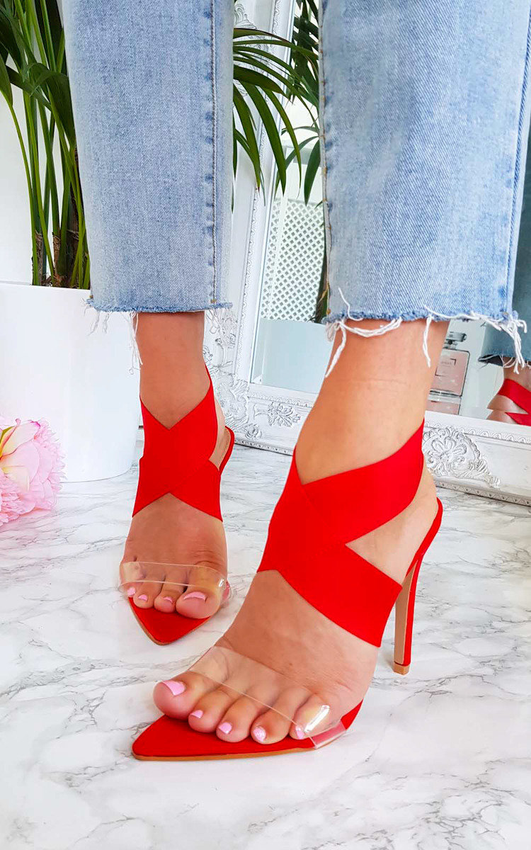 Kelsey Stretch Strap Slip On Heel Thumbnail Kelsey Stretch Strap Slip On Heel Thumbnail
