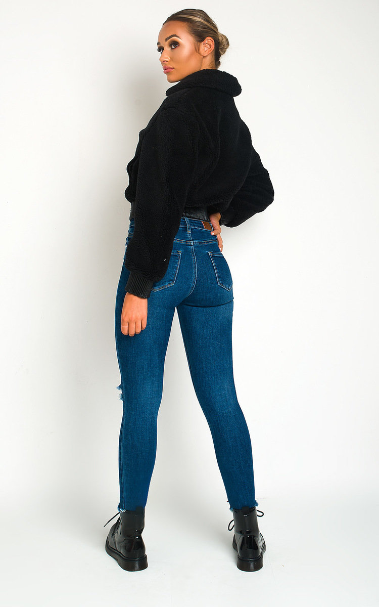 Keren Teddy Bear Cropped Jacket Thumbnail Keren Teddy Bear Cropped Jacket Thumbnail