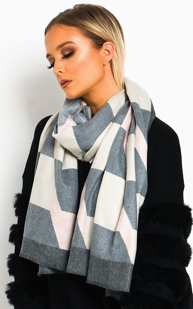 Kim Geometric Print Scarf Kim Geometric Print Scarf