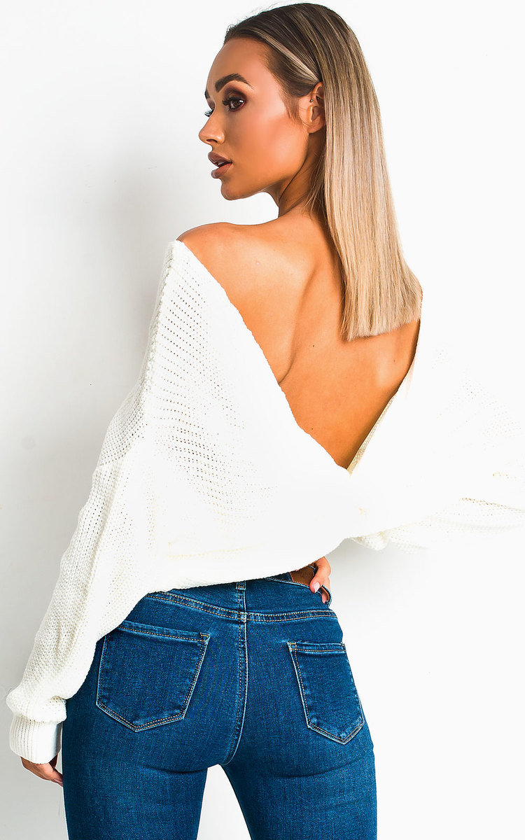 Kim Knitted Crossover Jumper Kim Knitted Crossover Jumper