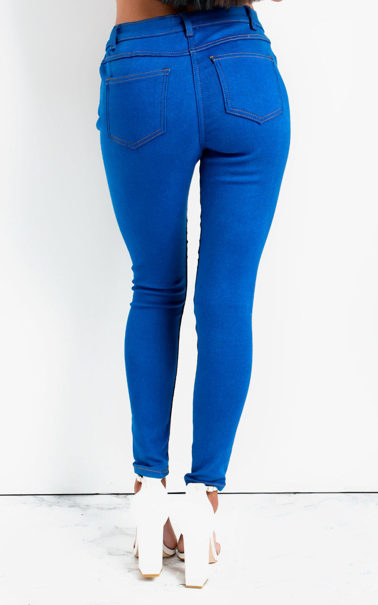 Kira Colour Block Skinny Jeans Thumbnail