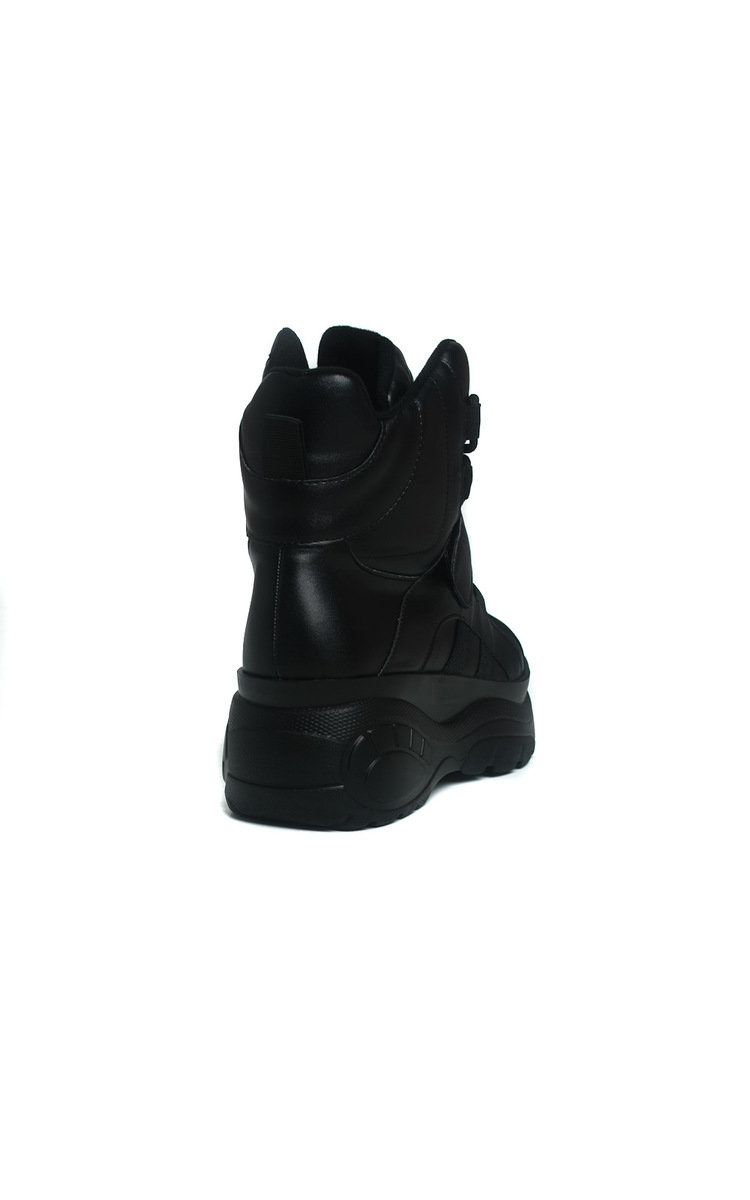 Kirstee Padded Velcro Platform Boots Thumbnail Kirstee Padded Velcro Platform Boots Thumbnail