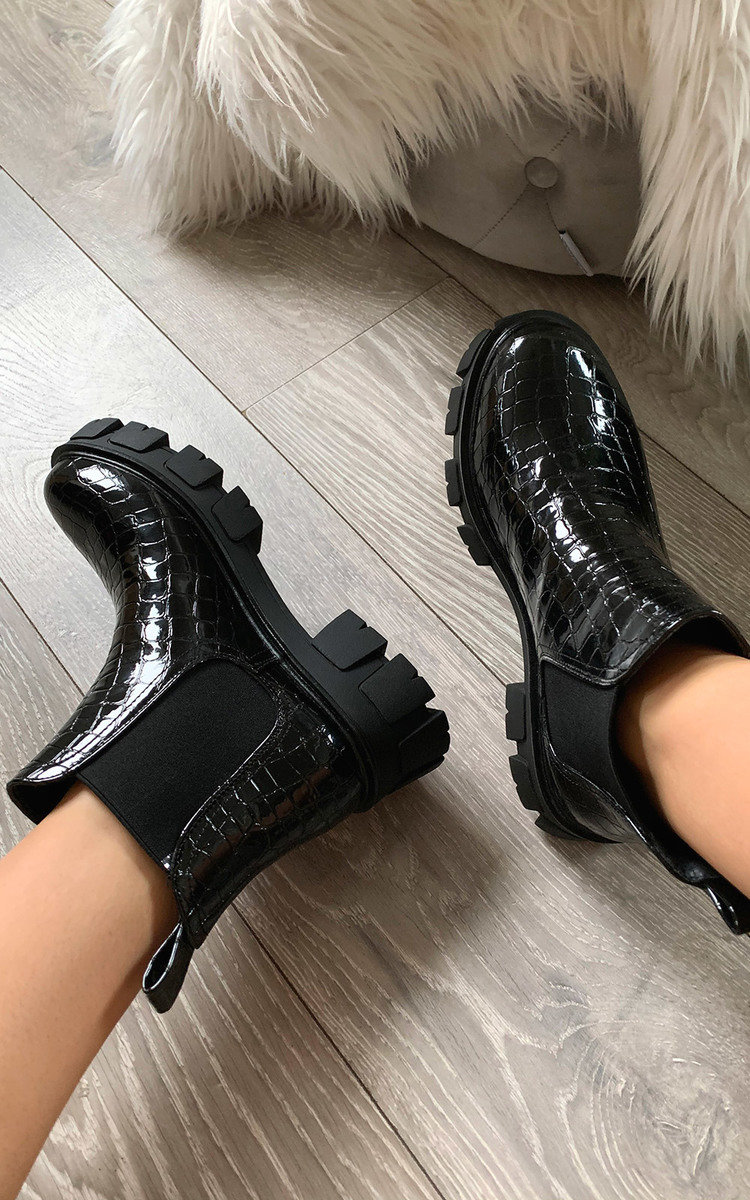 Kourtney Mega Chunky Ankle Boots Kourtney Mega Chunky Ankle Boots