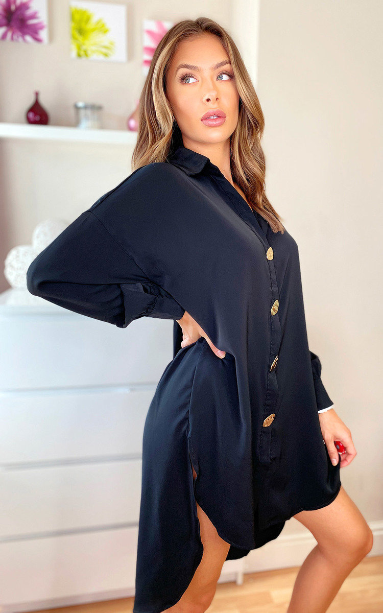 Kristy Oversized Shirt Dress Thumbnail Kristy Oversized Shirt Dress Thumbnail