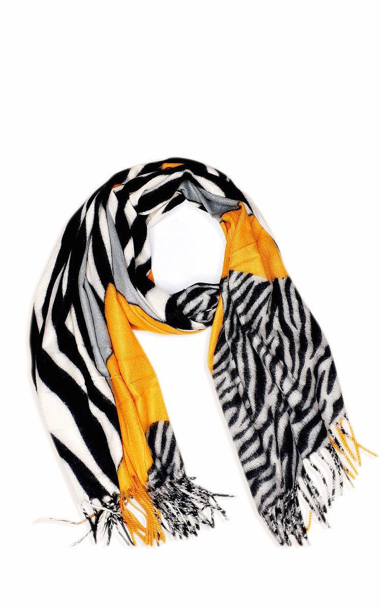 Kyra Zebra Printed Scarf