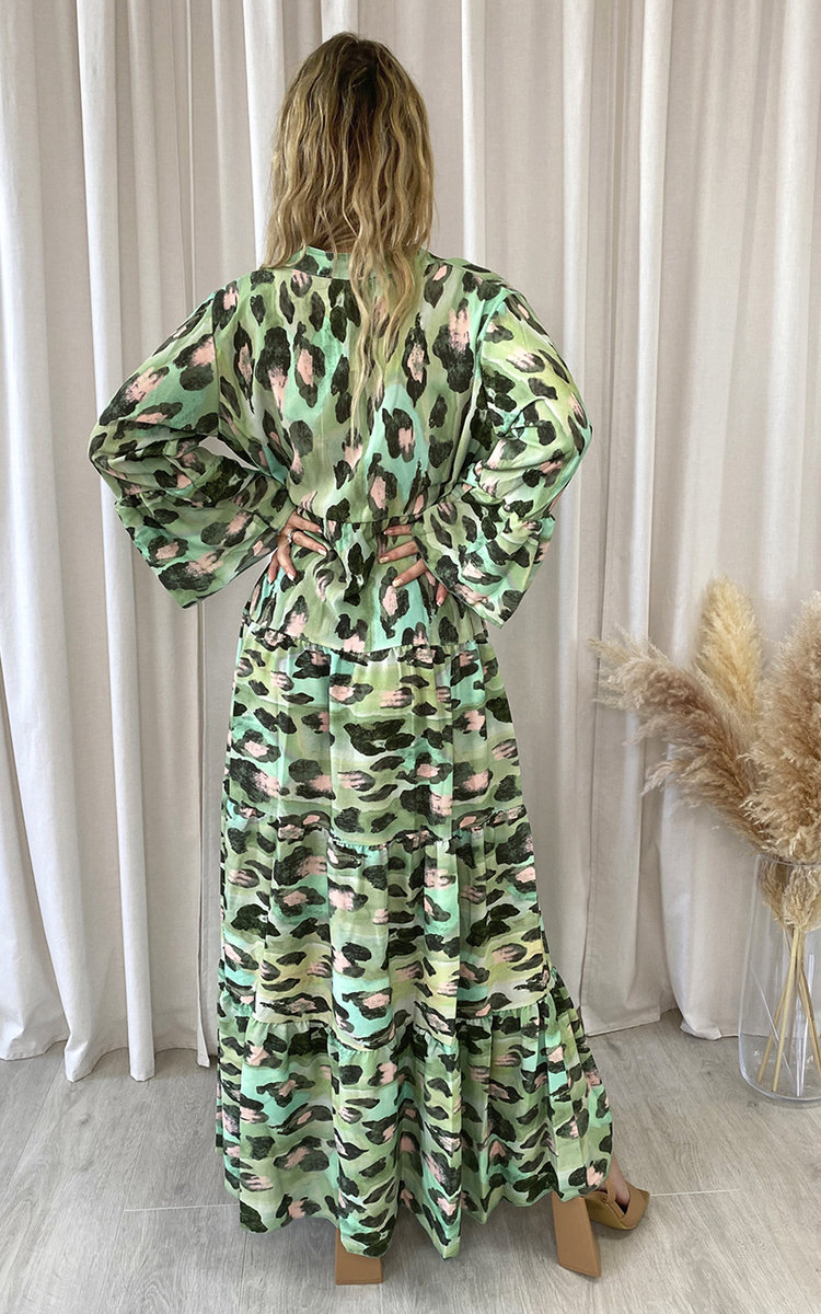 Lacey Printed Maxi Dress Thumbnail