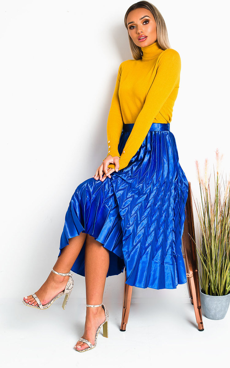 Larsa Roll Neck Knitted Ribbed Jumper Thumbnail Larsa Roll Neck Knitted Ribbed Jumper Thumbnail