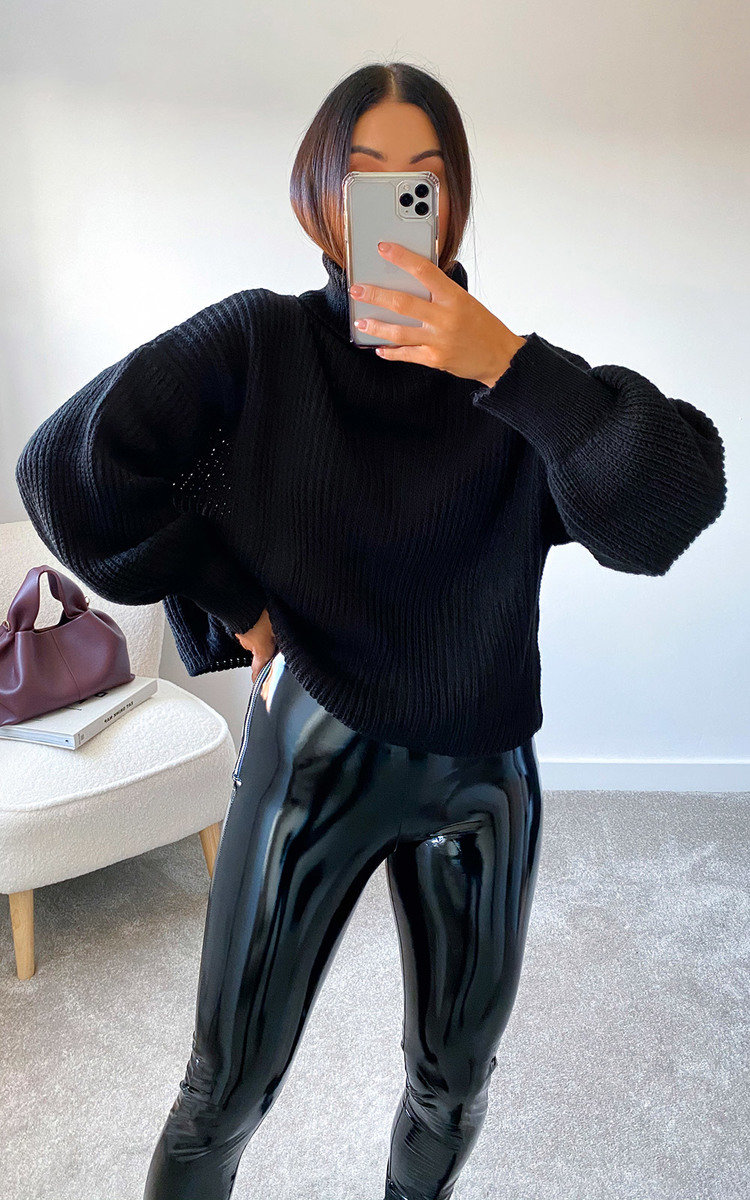 Lauren High Neck Knitted Jumper Thumbnail Lauren High Neck Knitted Jumper Thumbnail