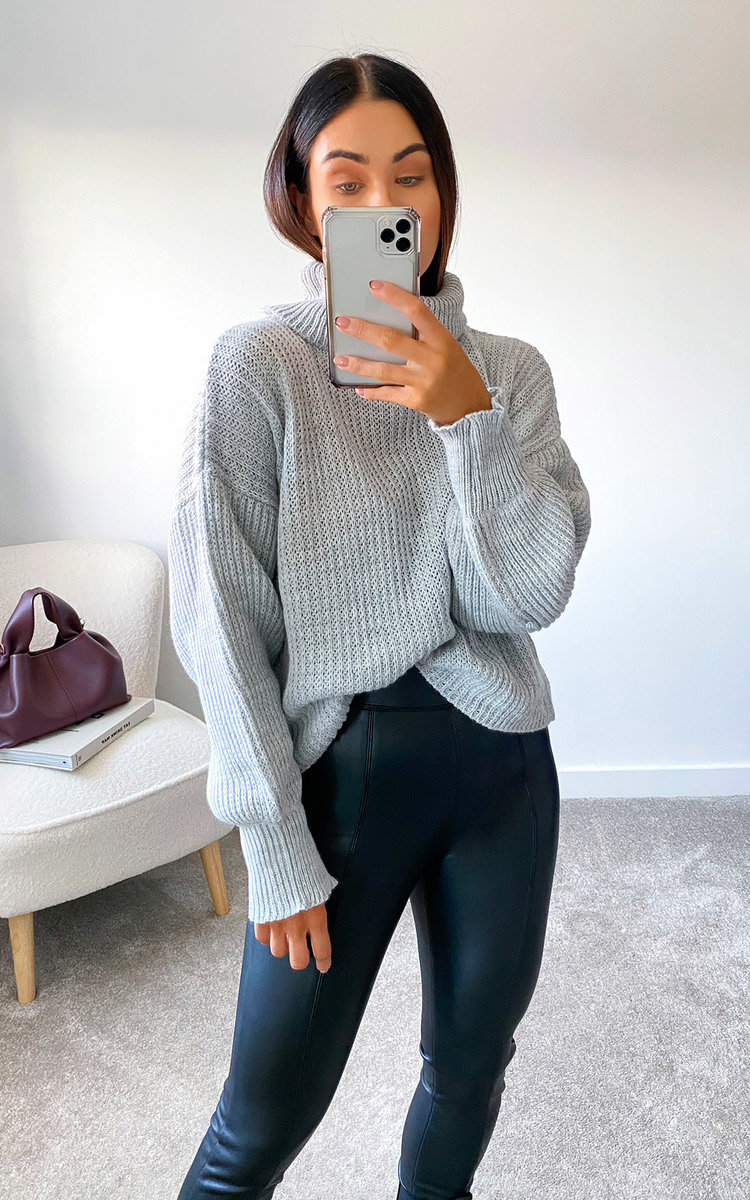 Lauren High Neck Knitted Jumper Lauren High Neck Knitted Jumper